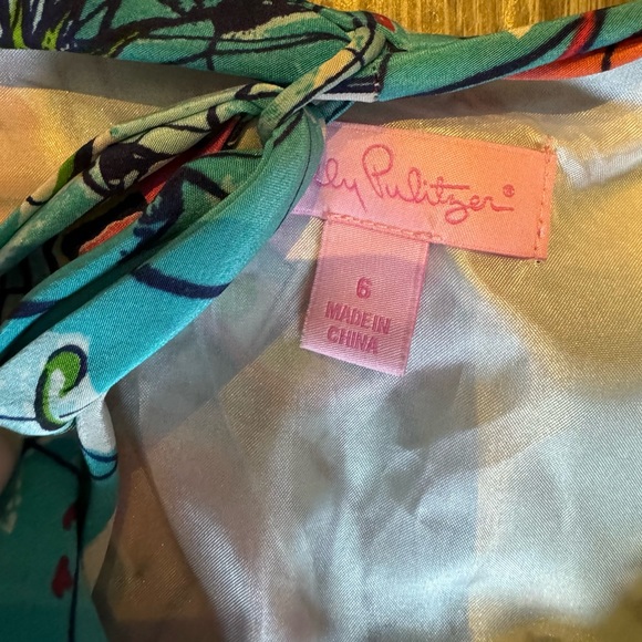 Lilly Pulitzer Wayles X Marks The Spot Silk Dress - Picture 3 of 3